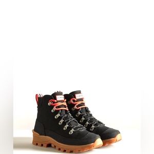 Women’s Black Hunter Canvas Desert Canmando Boots